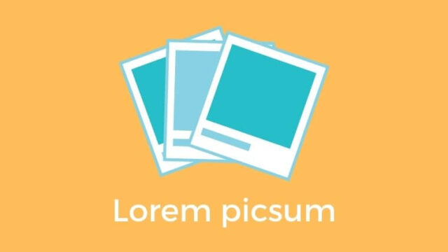 【画像準備とさよなら】Lorem Picsumの使いかた